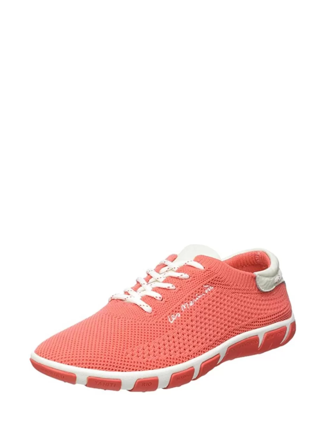 Outlet Baskets Tennis Femme Ref 56769 Corail Femme Baskets Femme