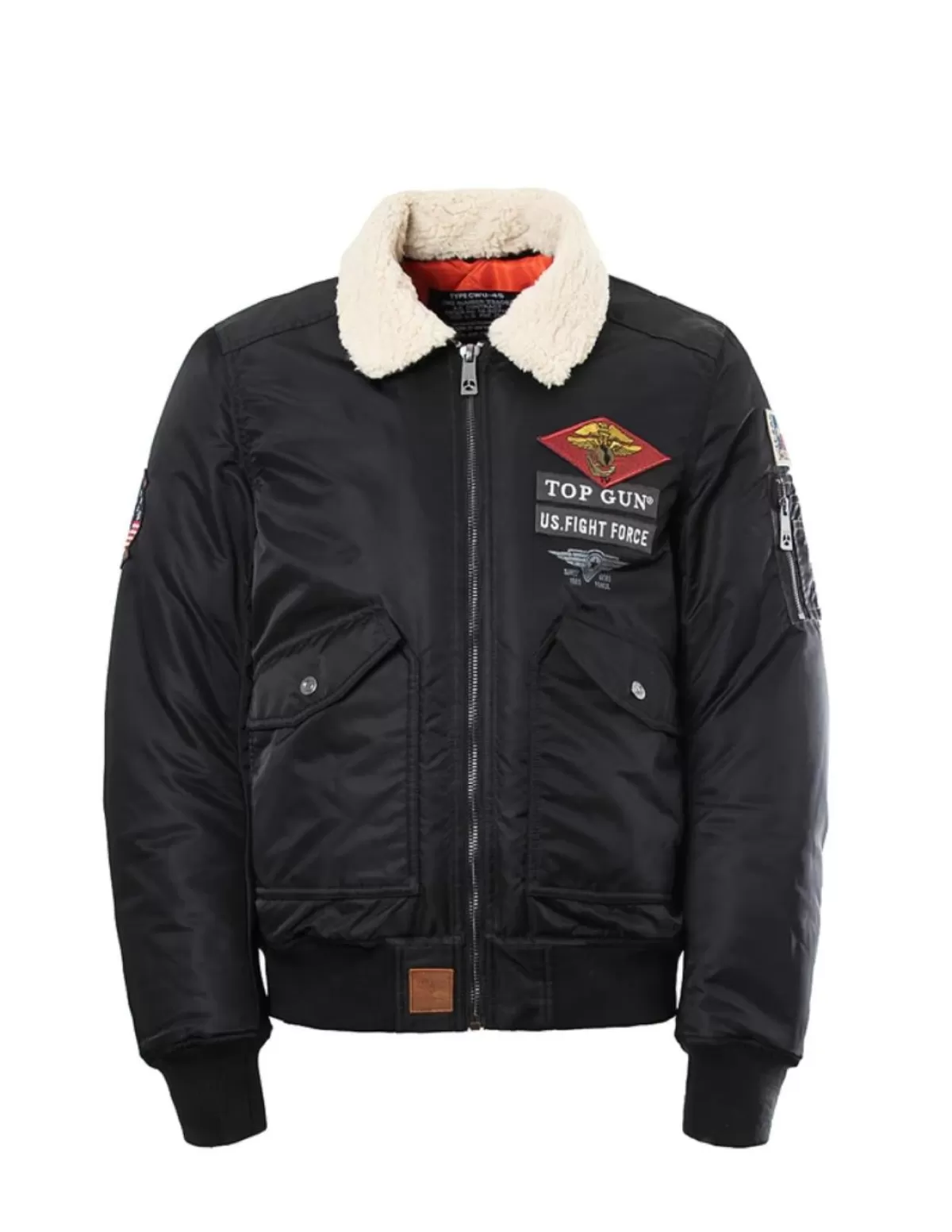 Top Gun Blouson - Veste Textile Homme<Blouson Bombers Ref 58052 Noir