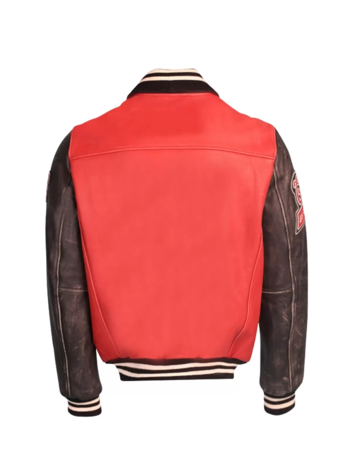 Redskins Pilote Et Teddy Cuir<Blouson Cuir Homme Ref 55024 Rouge