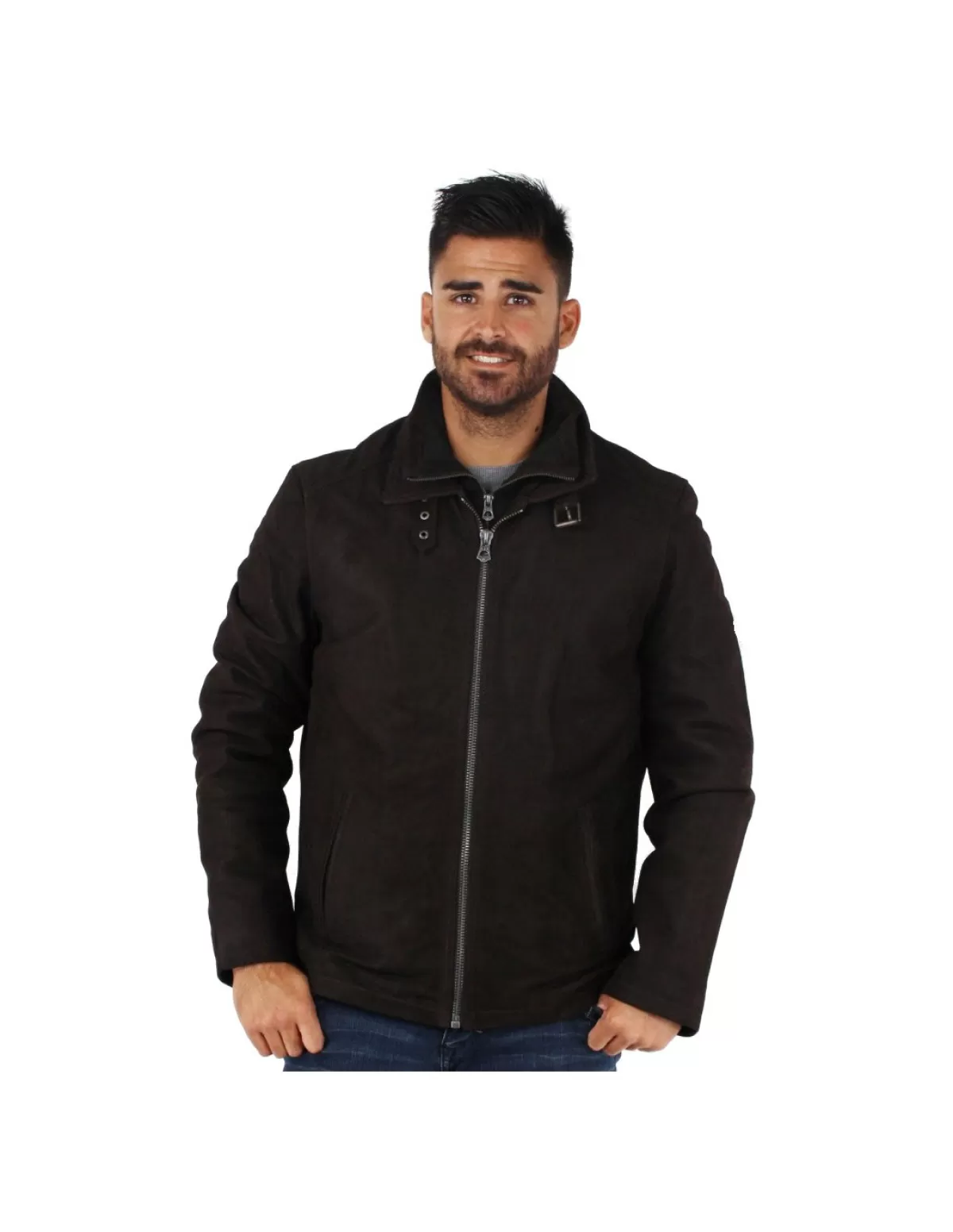 Daytona Blouson Cuir Homme<Blouson Ford en cuir Ref 44560 Marron