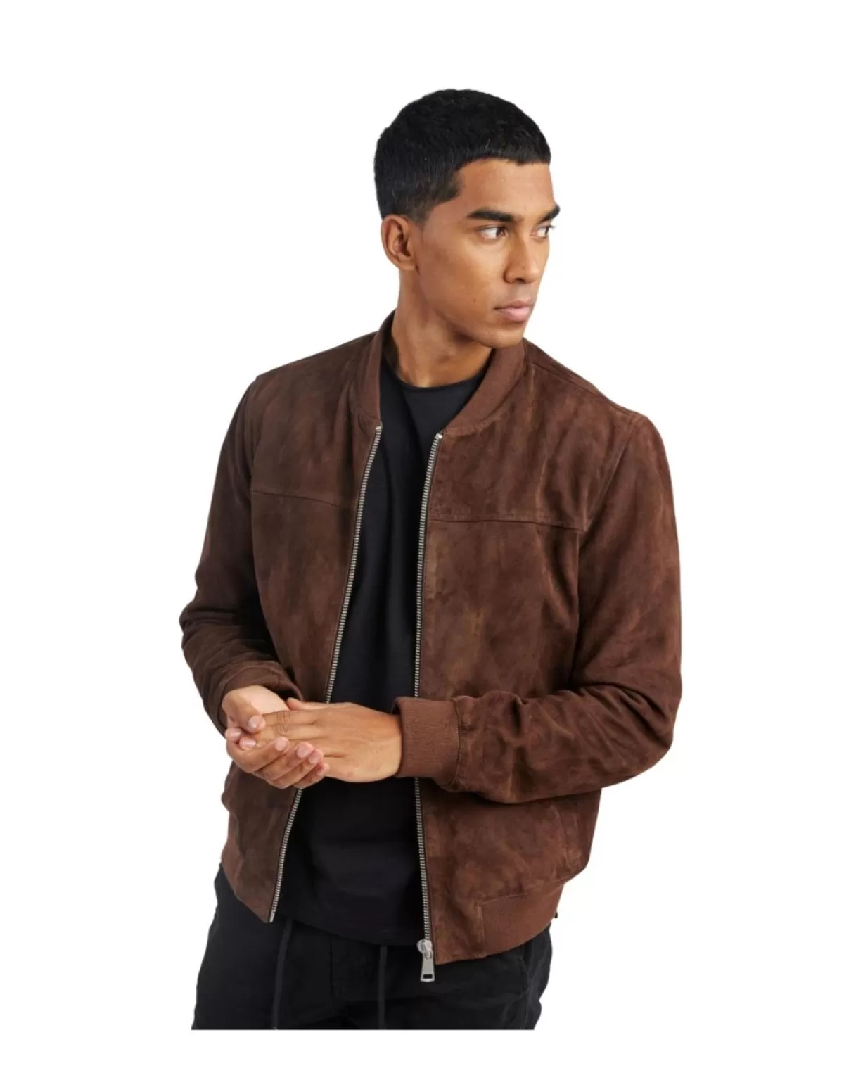 Redskins Blouson Cuir Homme<Blouson en cuir homme Ref 58336 Chocolat Marron