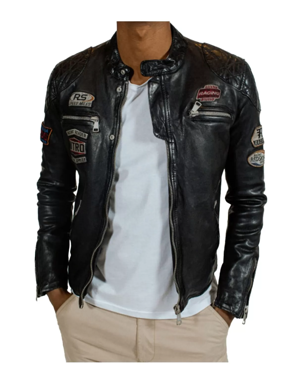 Redskins Blouson Cuir Homme<Blouson en cuir Nitro Barcelona ref 51965 Noir