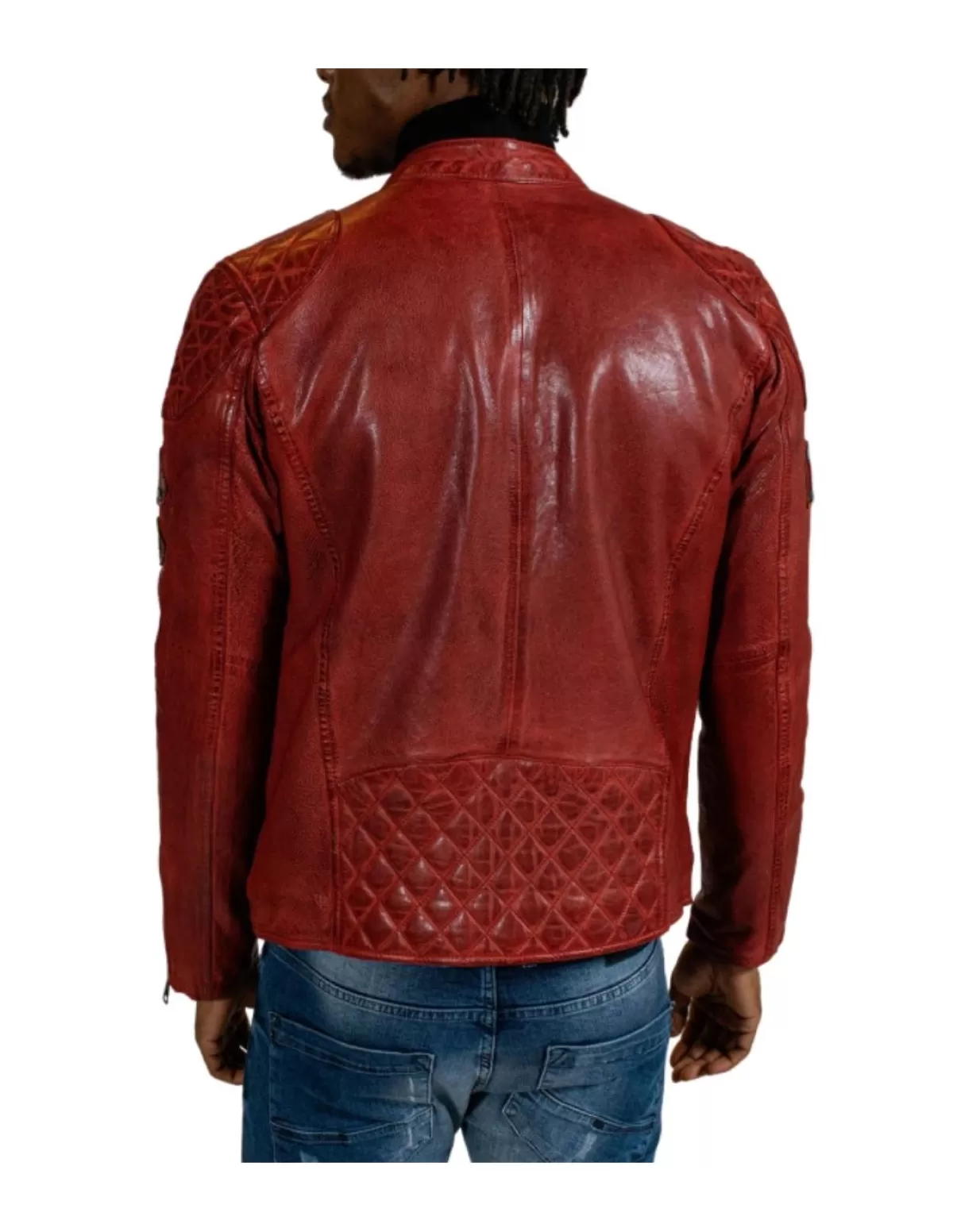 Redskins Blouson Cuir Homme<Blouson en cuir Nitro Barcelona ref 51965 Rouge