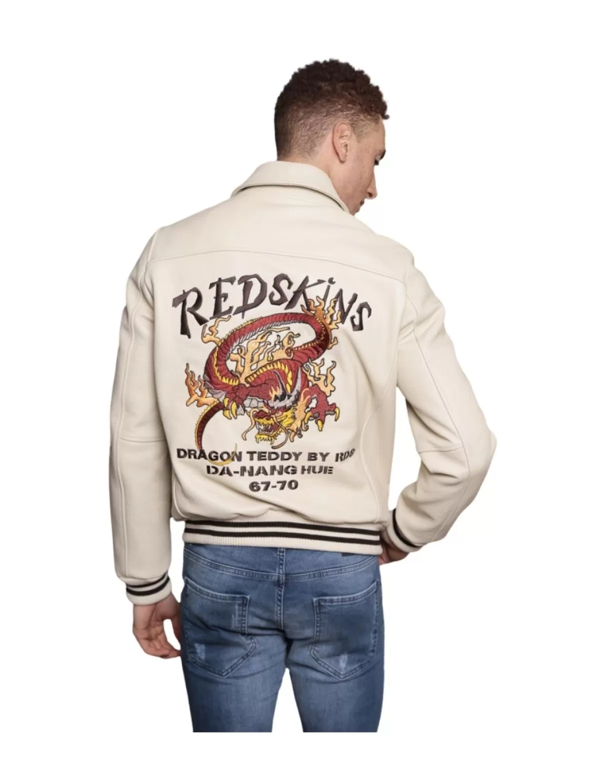 Redskins Blouson Cuir Homme<Blouson en cuir Ref 55023 creme Beige