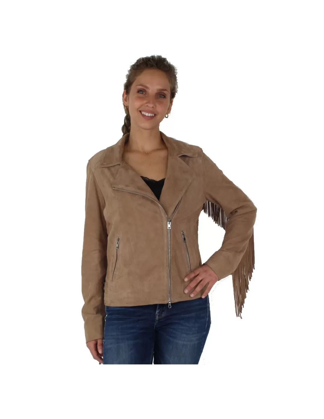 Sale Blouson en sélection en cuir ref_38712 Femme Style Perfecto Femme | Blouson Cuir Femme