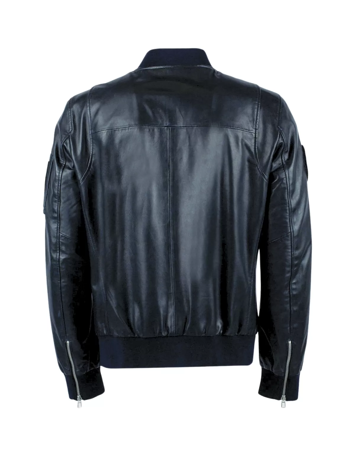 PATROUILLE DE FRANCE Blouson Cuir Homme<Blouson Gun Paloma Ref 50197 Noir