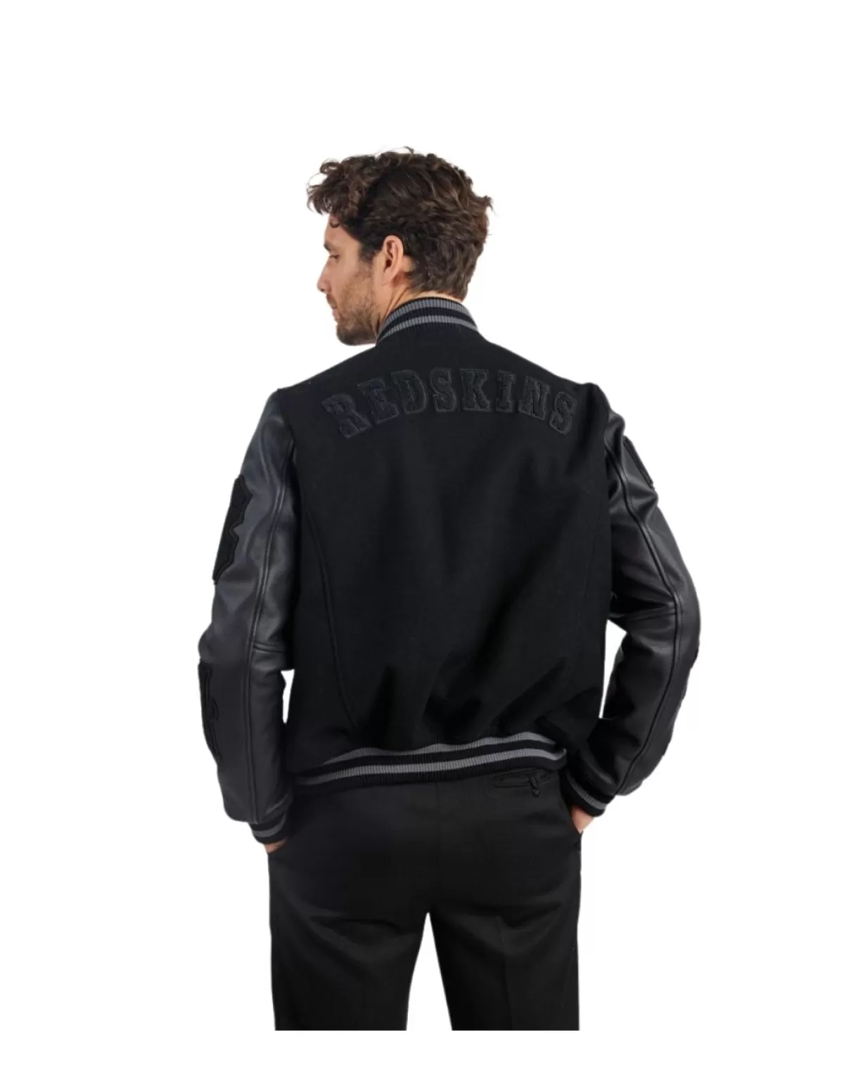 Redskins Pilote Et Teddy Cuir<Blouson homme en cuir Harvard Hatch Ref 58037 Noir