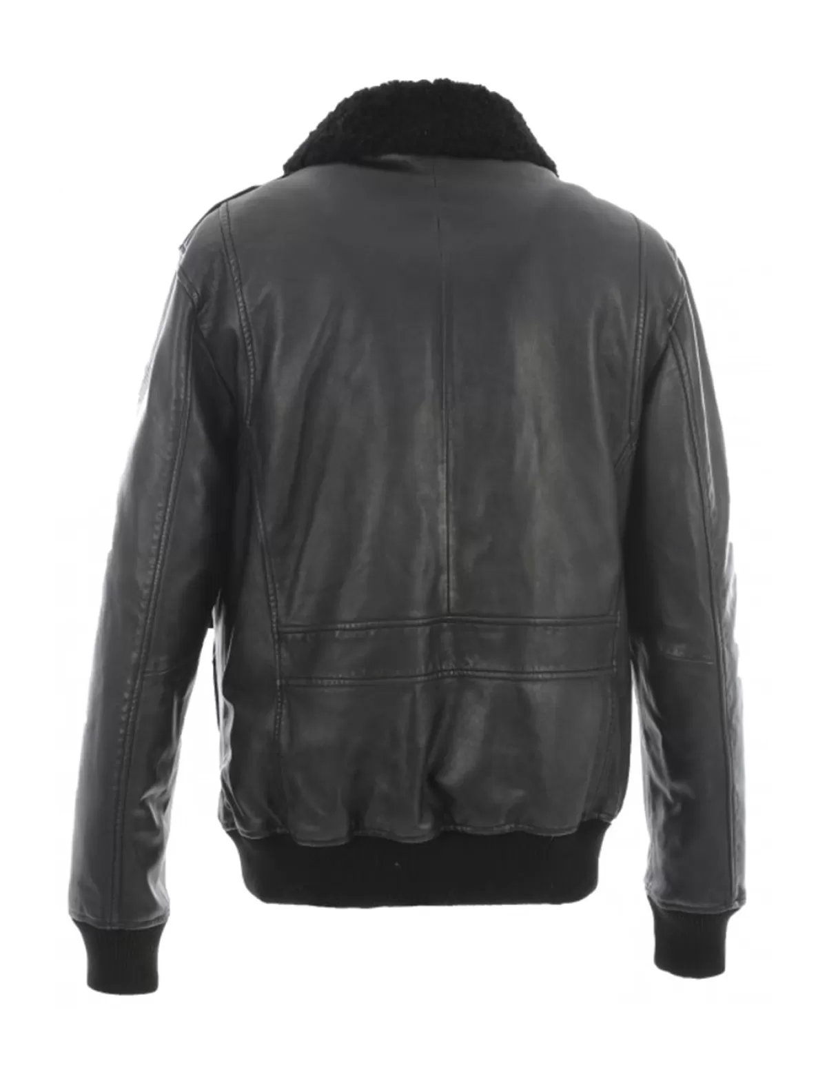 Oakwood Pilote Et Teddy Cuir<Blouson Andersen en cuir ref_51302 Noir