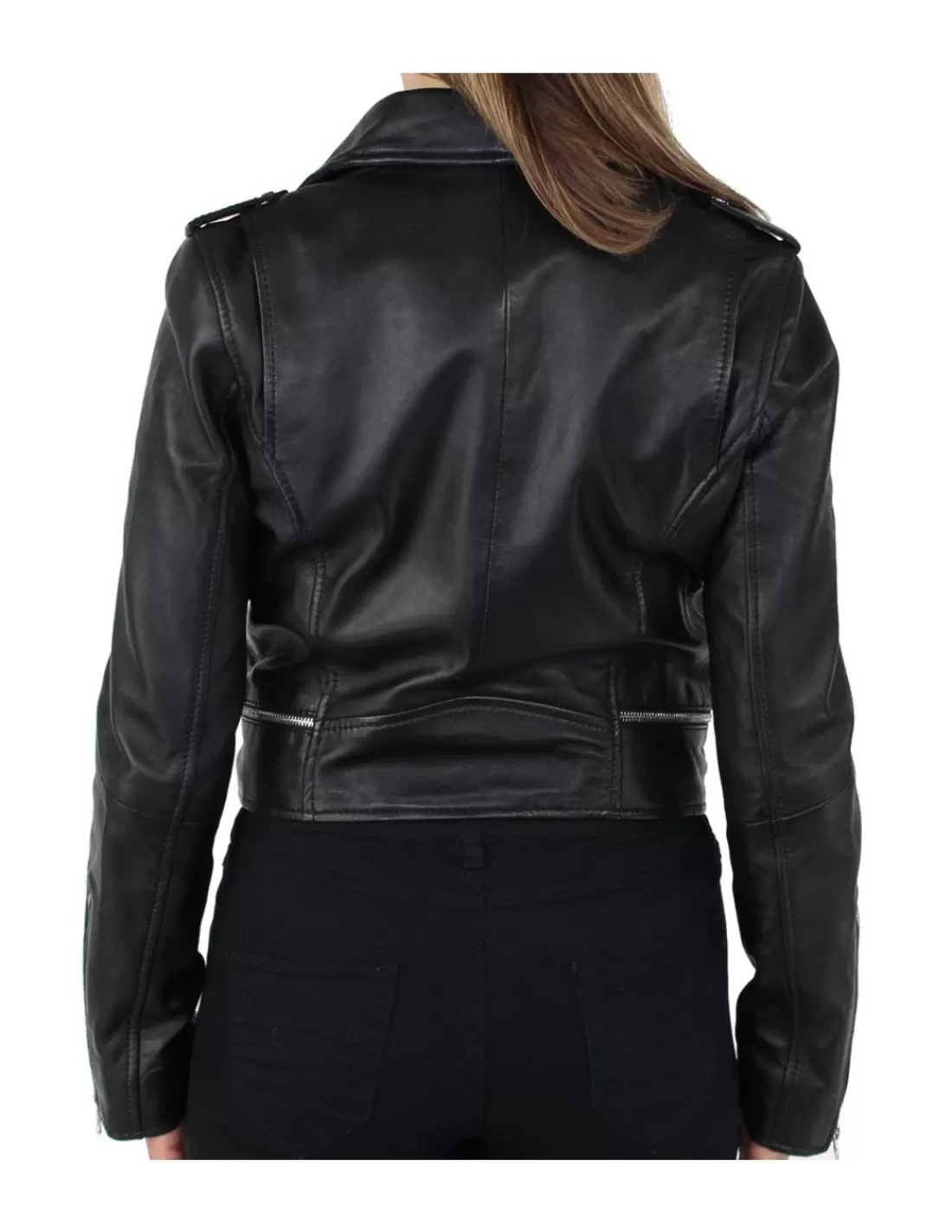 Clearance Blouson Yoko en cuir ref 40521 Femme Style Perfecto Femme