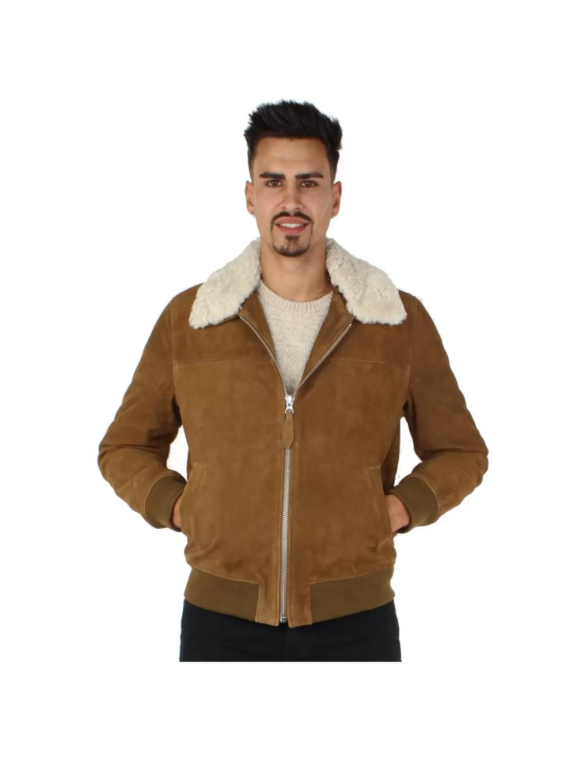 Schott Pilote Et Teddy Cuir<Blouson Officiers en cuir ref_jaj44741 Rust Doré