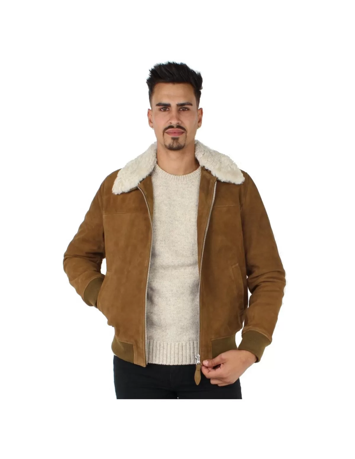 Schott Pilote Et Teddy Cuir<Blouson Officiers en cuir ref_jaj44741 Rust Doré