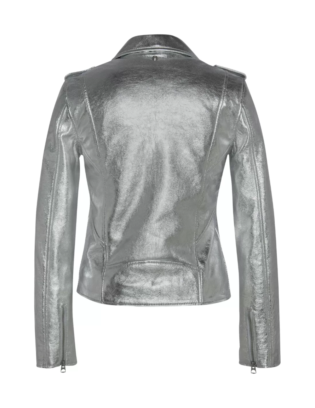 Cheap Blouson Perfecto femme Ref 33479 Argent Femme Style Perfecto Femme