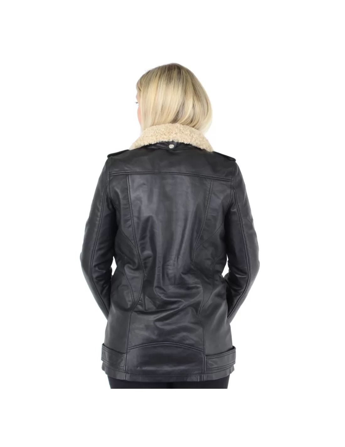 Best Blouson perfecto en cuir ref_44739 Femme Style Perfecto Femme