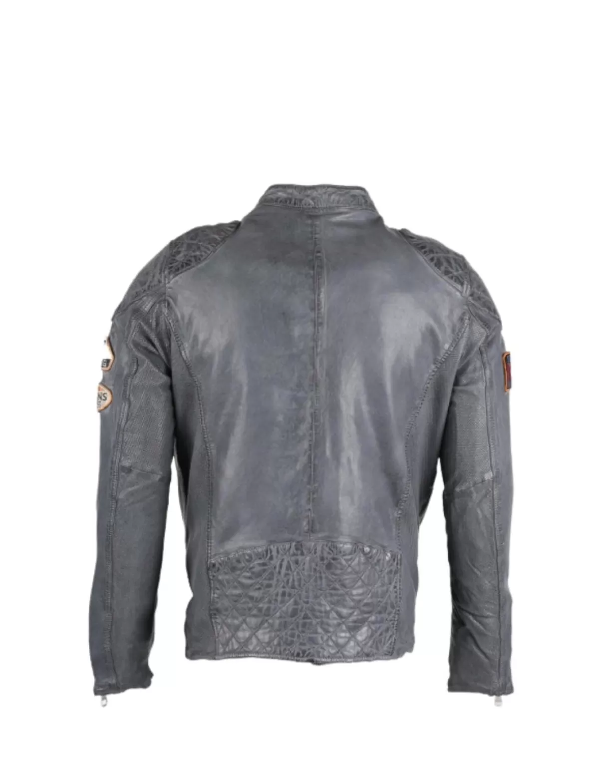 Redskins Blouson Cuir Homme<Blouson Nitro Barcelona Ref 51965 elephant Gris