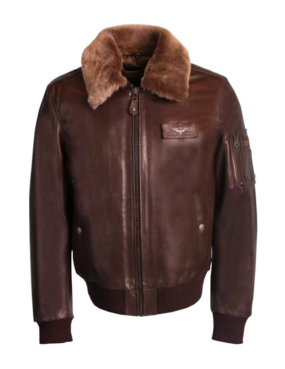 Redskins Blouson Cuir Homme<Blouson Texaco Fender ref 28230 Marron