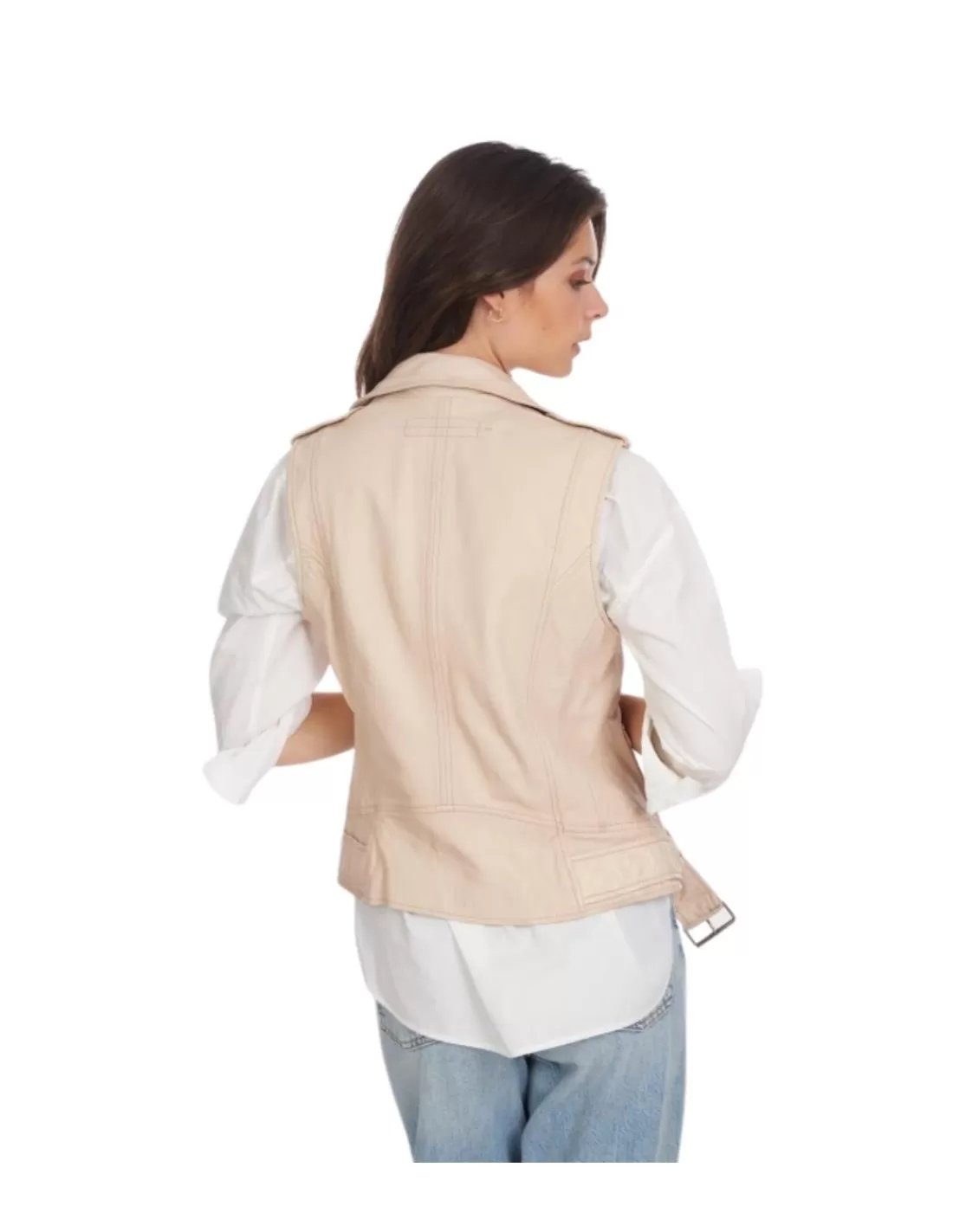 Online Blouson Sans Manches Femme Kylie 6 Ref 56236 Coquille Femme Blouson Cuir Femme