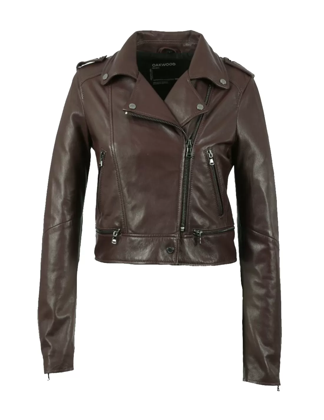 Online Blouson style perfecto Yoko en cuir ref_40521 Femme Style Perfecto Femme