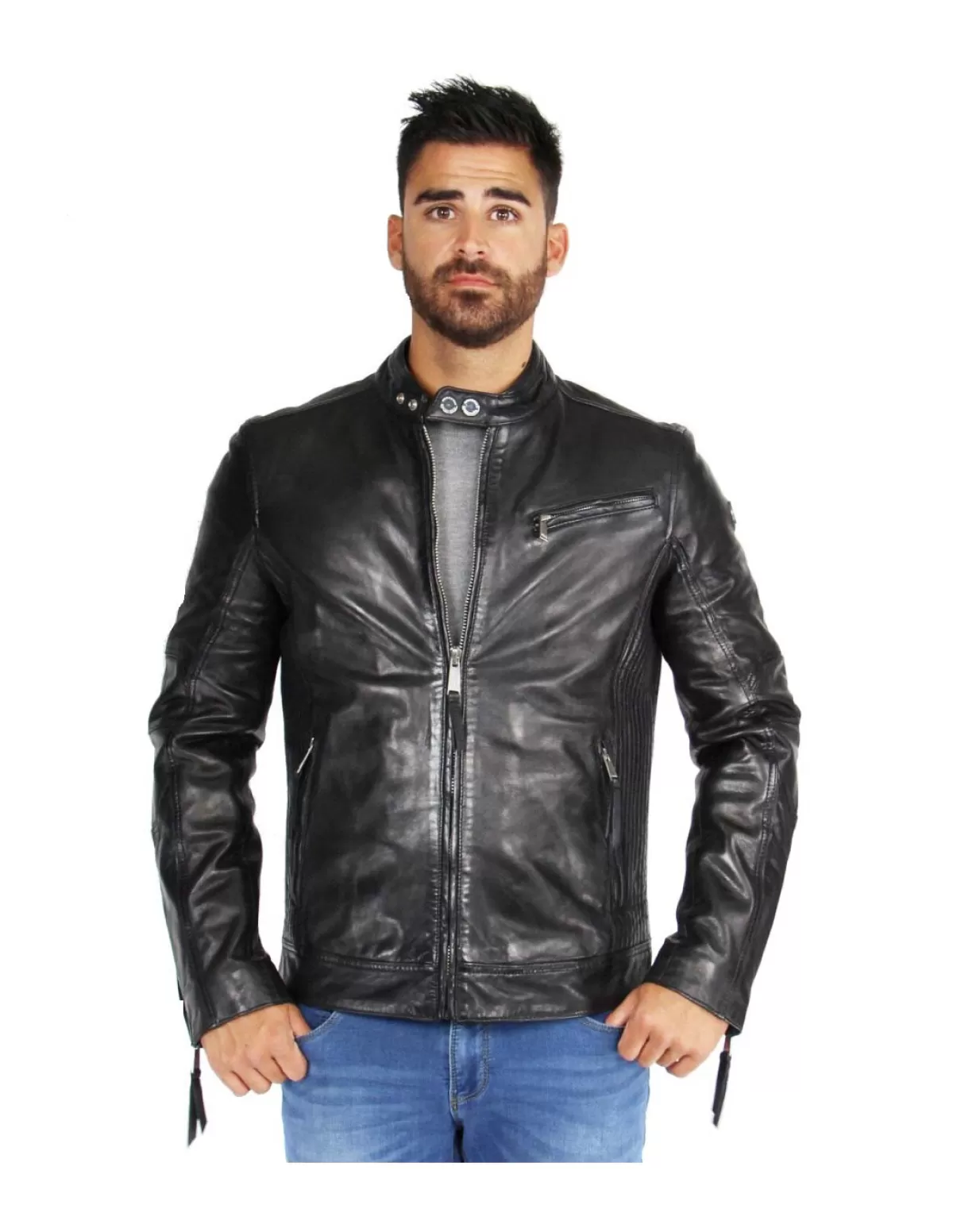 Redskins Blouson Cuir Homme<Blouson Trust ref_46834 Noir