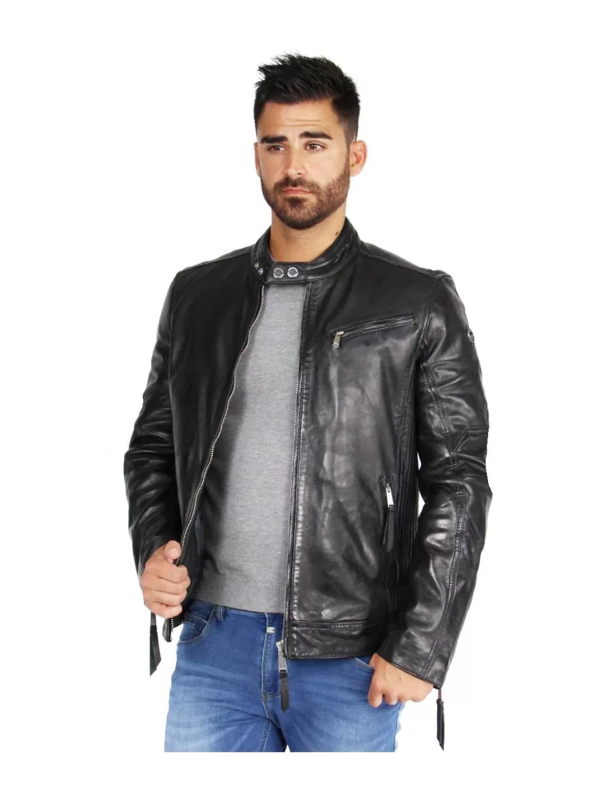 Redskins Blouson Cuir Homme<Blouson Trust ref_46834 Noir