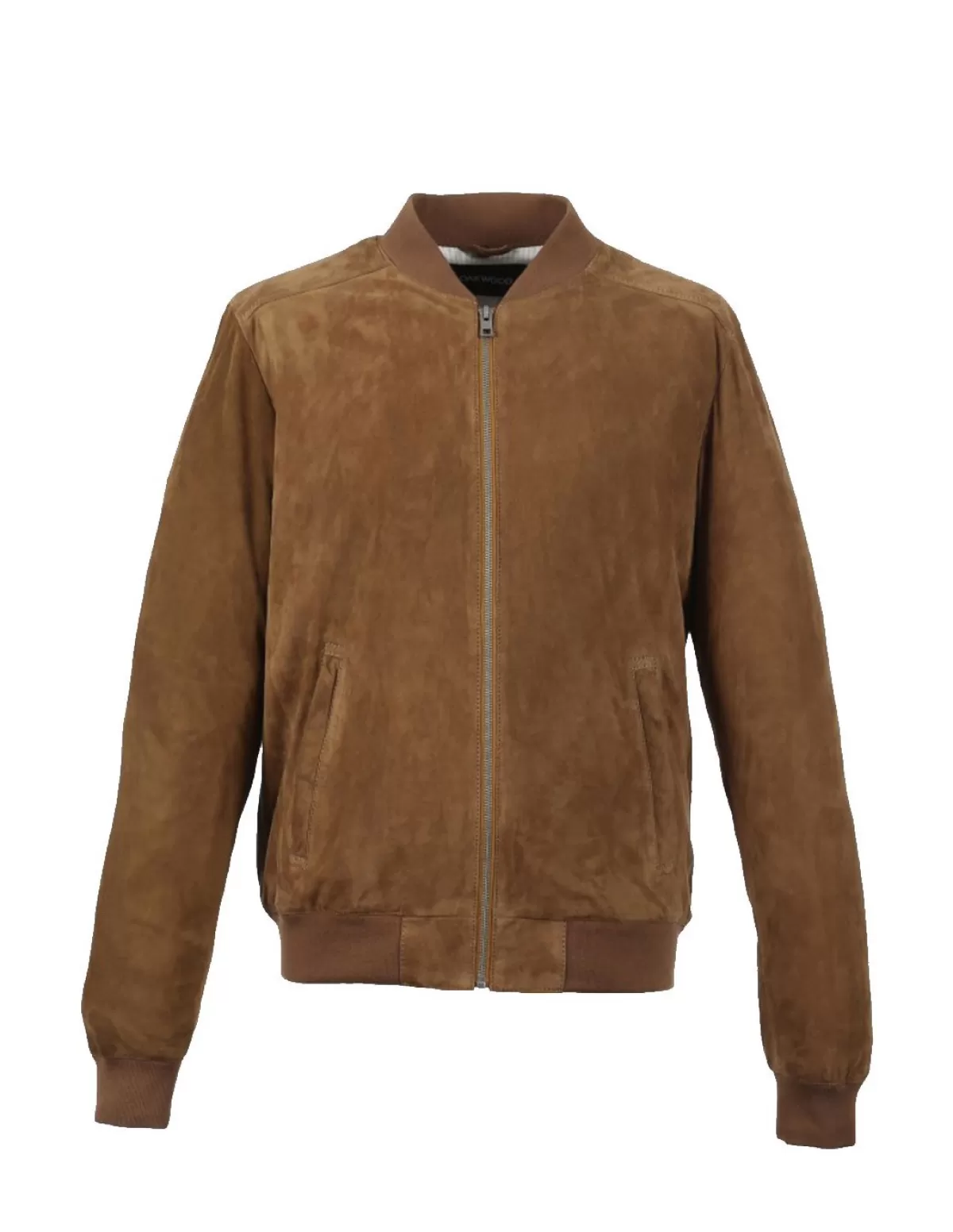 Oakwood Blouson Cuir Homme<Bombers en cuir Robbie ref_48666 Cognac Marron