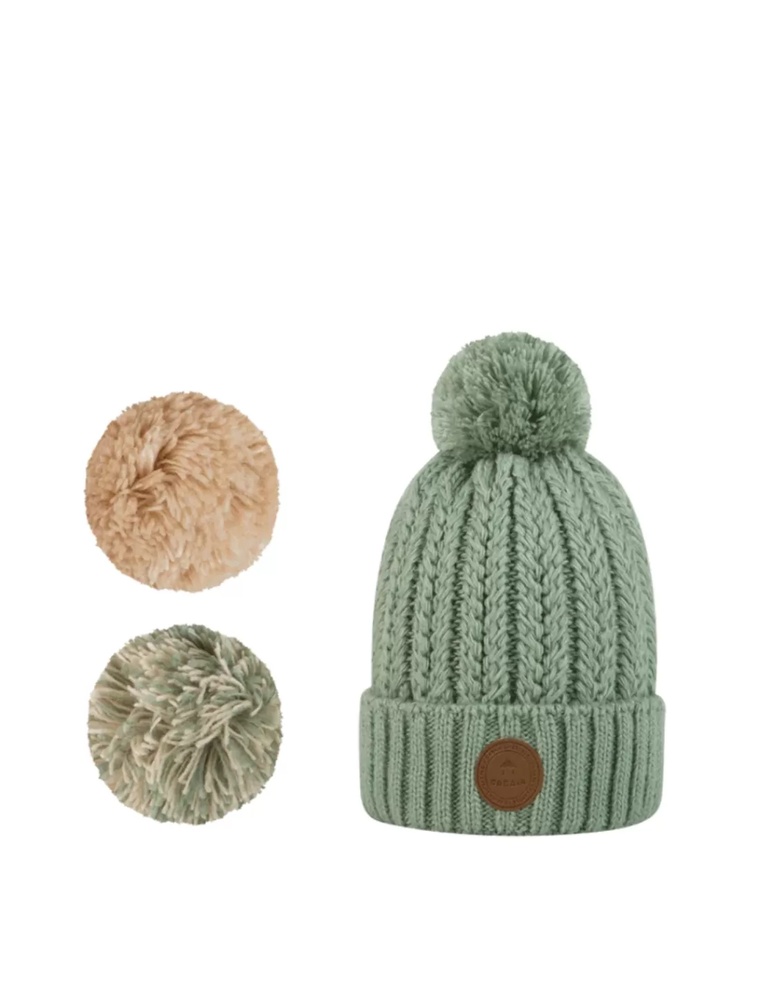 Best Bonnet Beanie Moscow Ref 61639 Mule Green Femme Echarpe Et Bonnet Femme