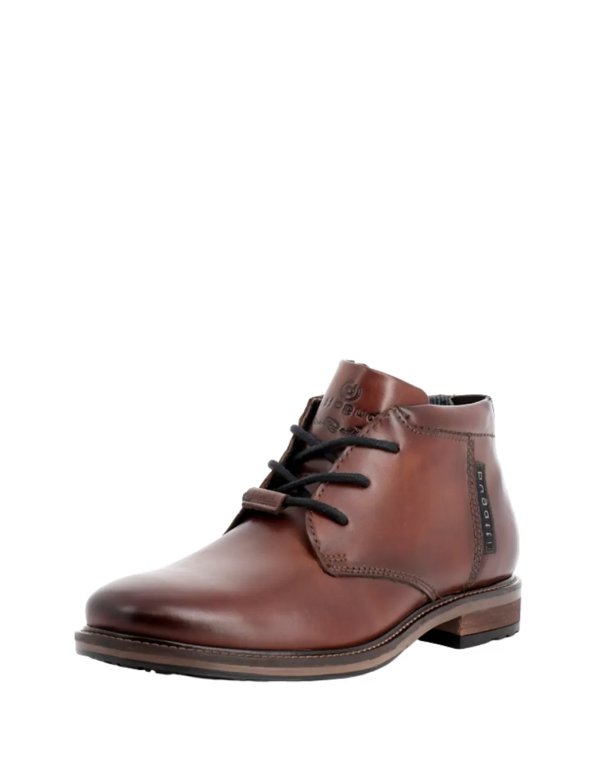 Bugatti Boots Homme<Boots en cuir Marcello I homme Ref 58846 Cognac Marron