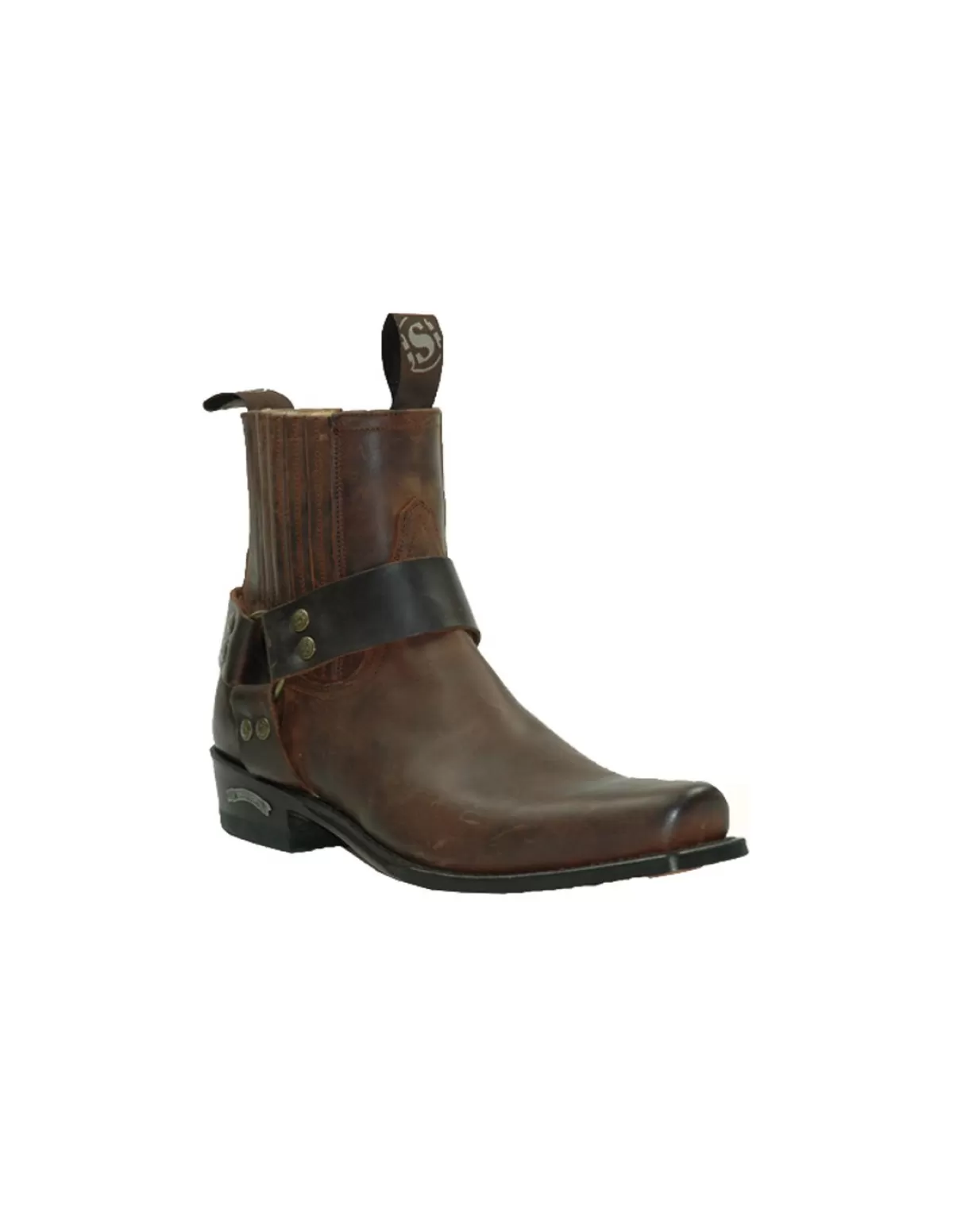 Sendra Low Boots Homme | Bottes Bout Carré Homme<Bottines en cuir vachette ref 04129 Noir