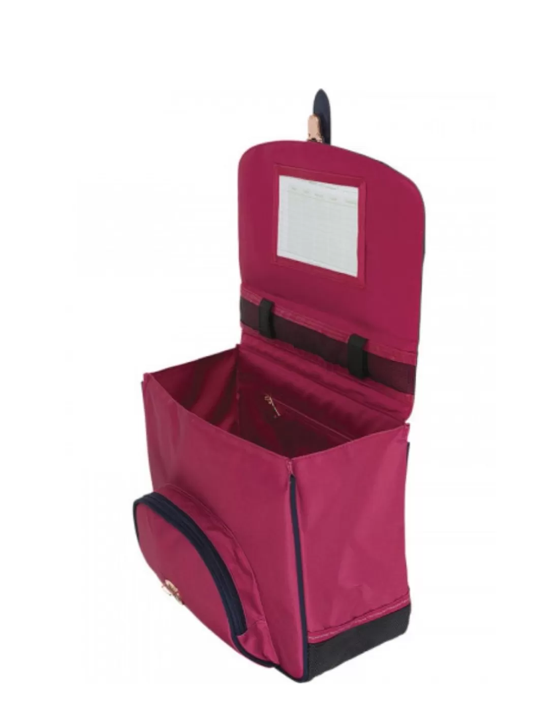 Shop Cartable 35 Broderie Olivia Ref 57294 et Rose 35*27*14.5 cm Cartable