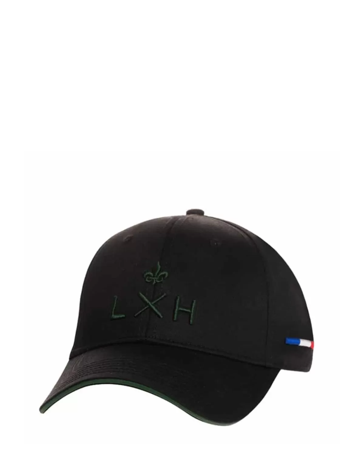 LXH Casquettes<Casquette Coton Liseret Ref 57646 liseret vert Noir