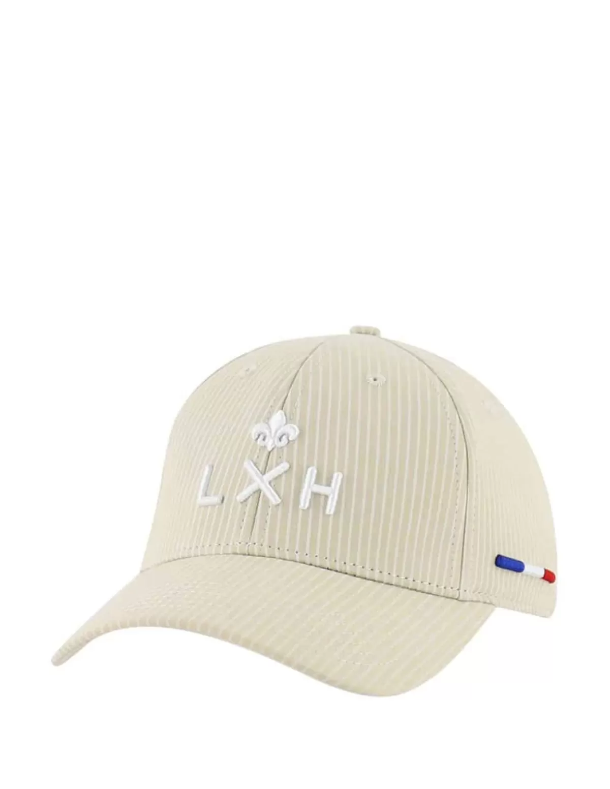 LXH Casquettes<Casquette rayures Ref 60009 blanc Beige