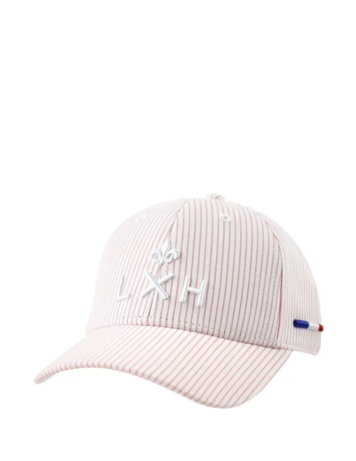 LXH Casquettes<Casquette rayures Ref 62312 he rose Blanc