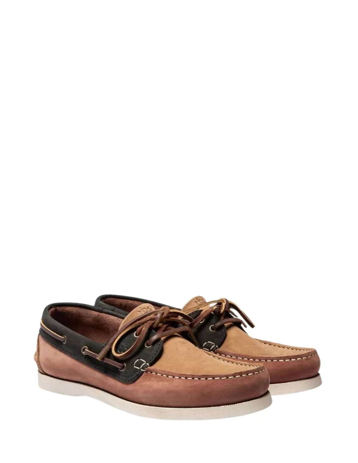 TBS Chaussures De Ville Homme | Mocassins Homme<Chaussures bateau homme Ref 62338 D8C59 Terracota Navy Marron