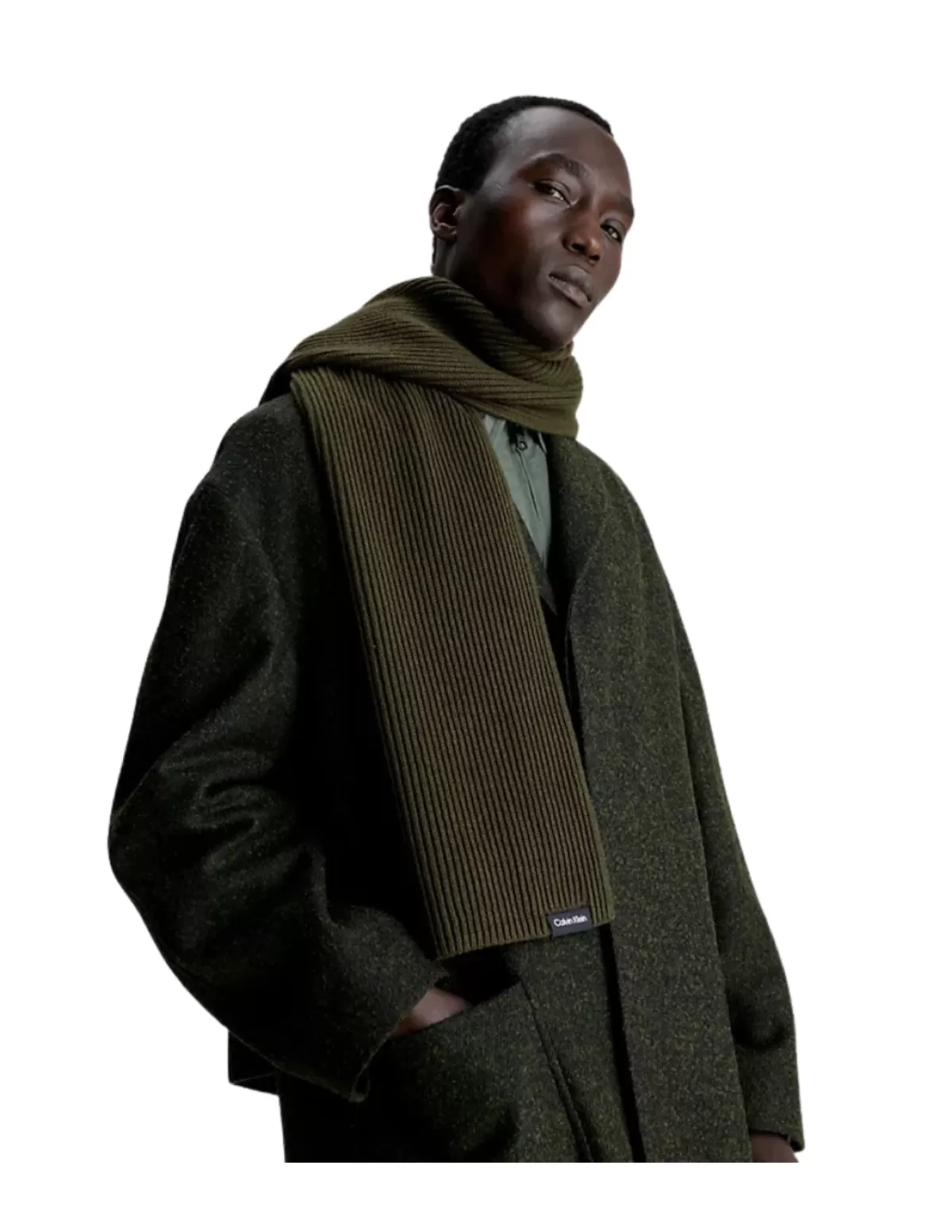 Calvin Klein Echarpe Et Bonnet Homme<Echarpe homme Ref 61066 Olive Vert