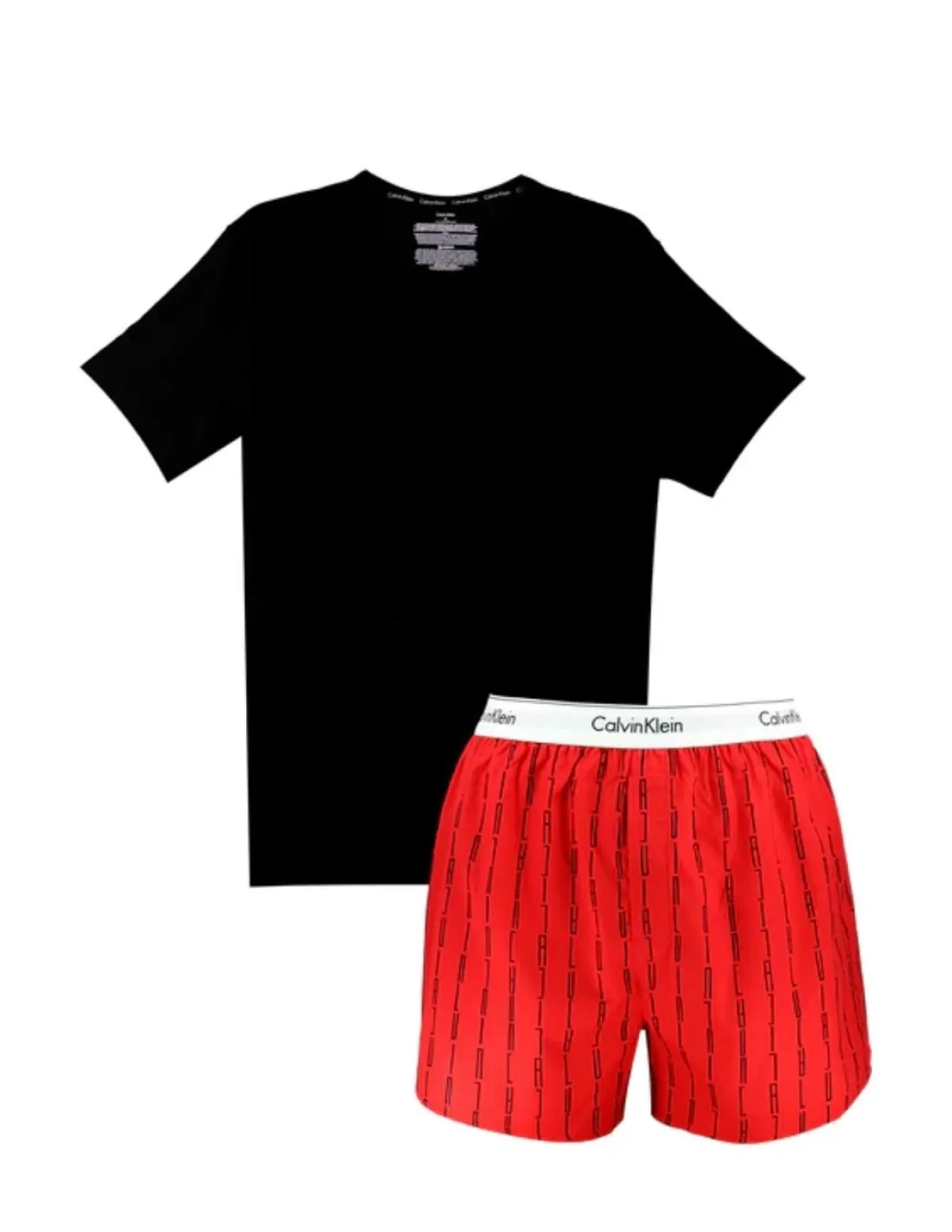 Calvin Klein Underwear Homme<Ensemble de pyjama homme Ref 58126 Noir / Rouge Multicolore