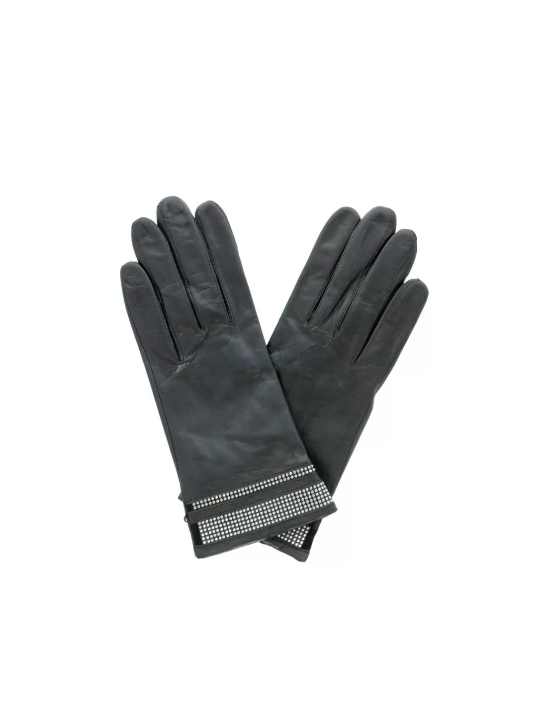 Fashion Gants en cuir agneau plongé ref_glo26751--100 Femme Gants Femme