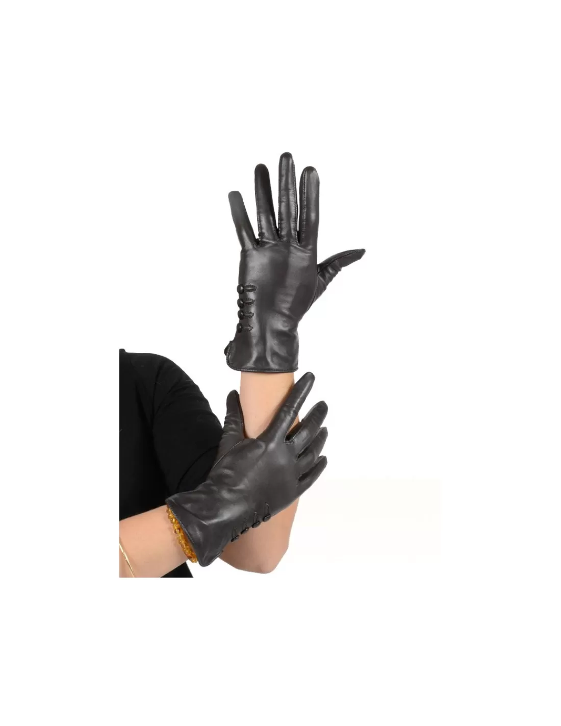 New Gants en cuir agneau ref_glo23659- Femme Gants Femme