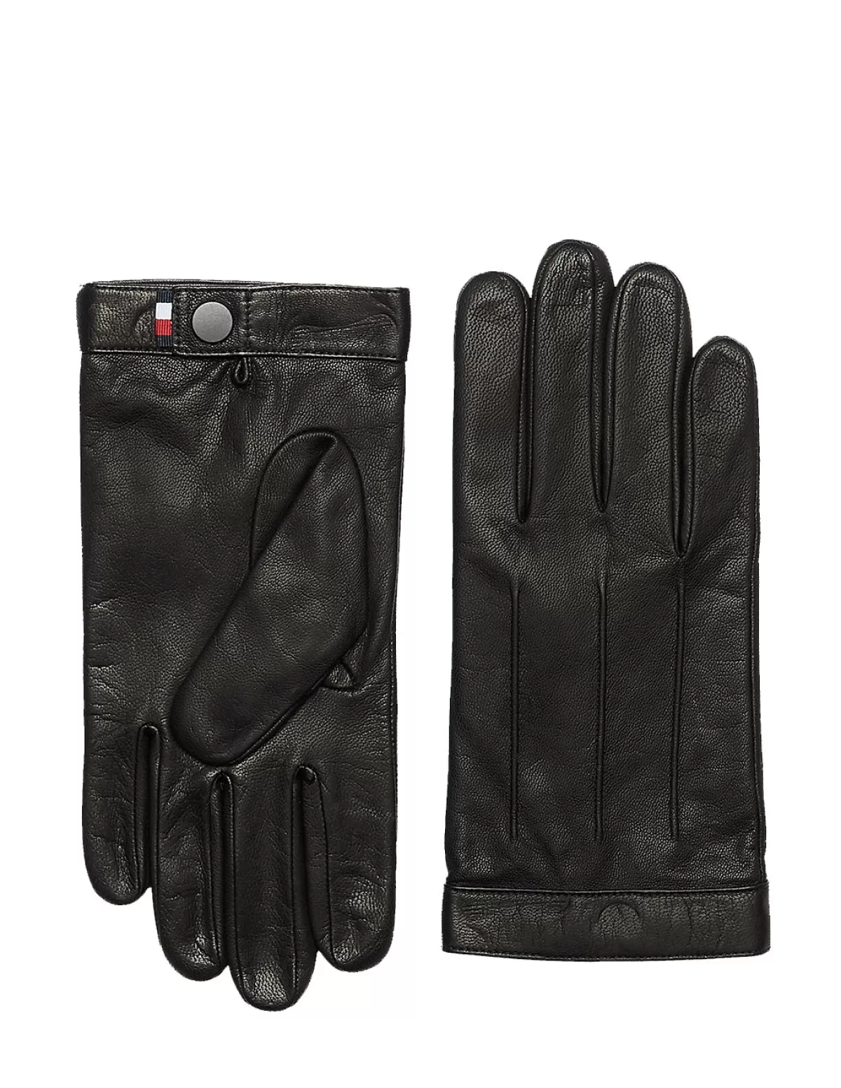 Tommy Hilfiger Gants Homme<Gants en cuir ref_51470 Noir