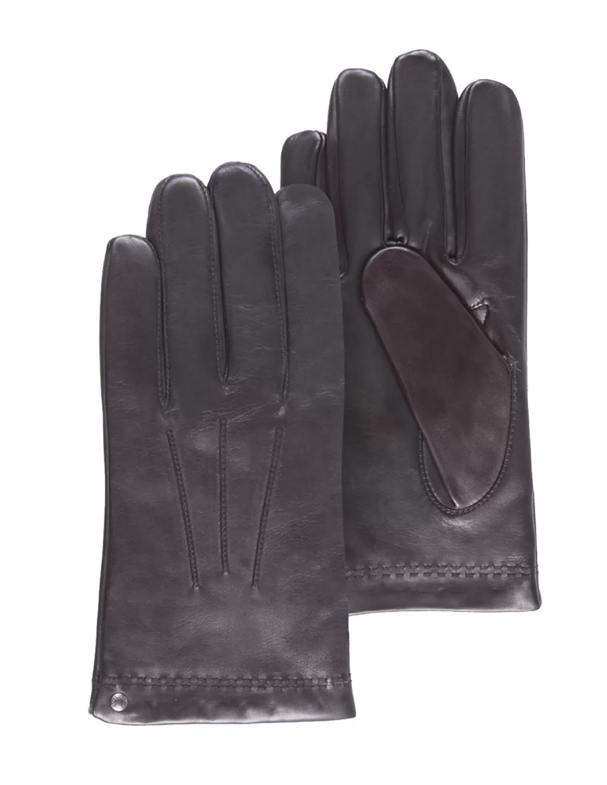 Isotoner Gants Homme<Gants homme en cuir ref_48016 Noir