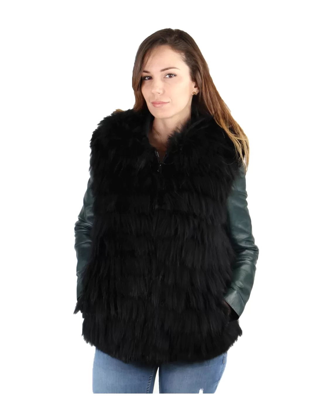 Best Sale Gilet en fourrure Palazzo ref 50443 Femme Gilet Et Poncho Fourrure