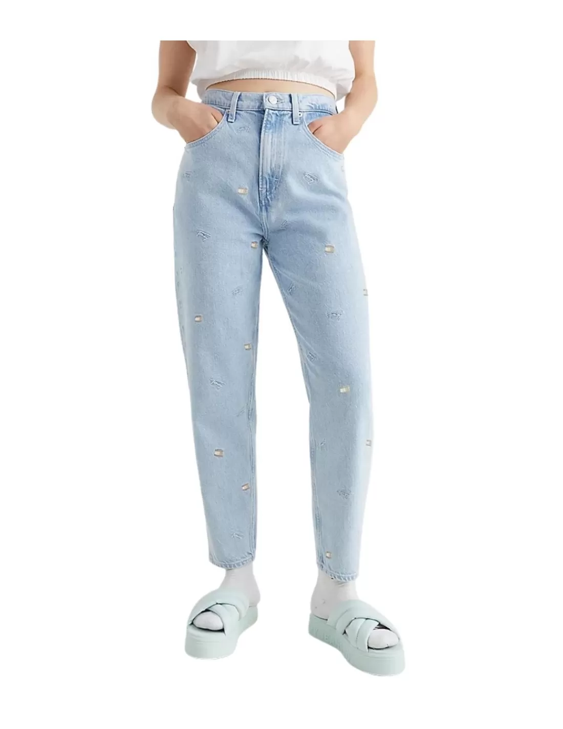 Best Jean Mom Femme Ref 56187 1CE32 Denim Femme Pantalons - Jeans Femme