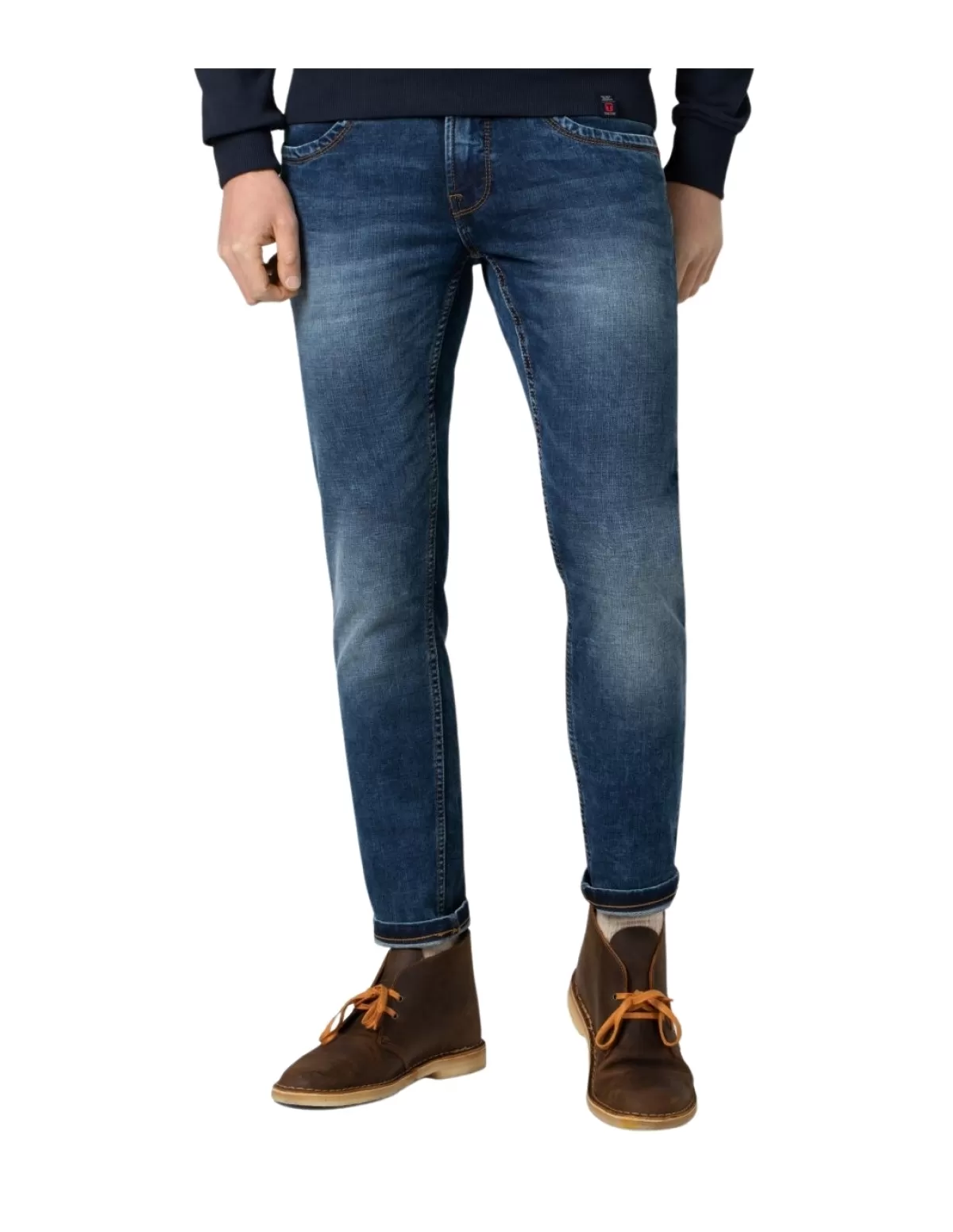 Timezone Pantalons - Jeans Homme<Jean slim Costello Ref 54649 Bleu