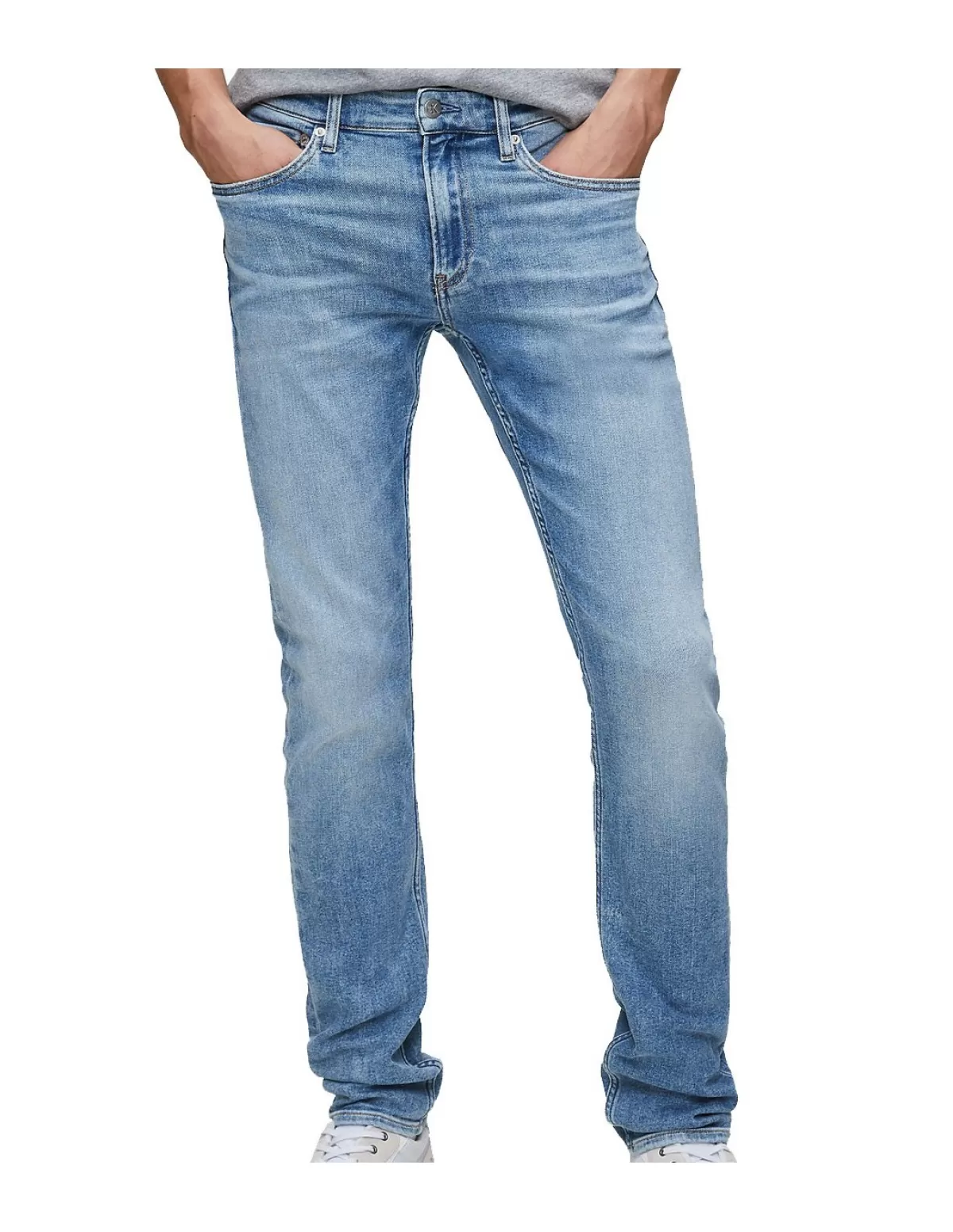 Calvin Klein Jeans Pantalons - Jeans Homme<Jean slim homme ref_49343 Blue Bleu