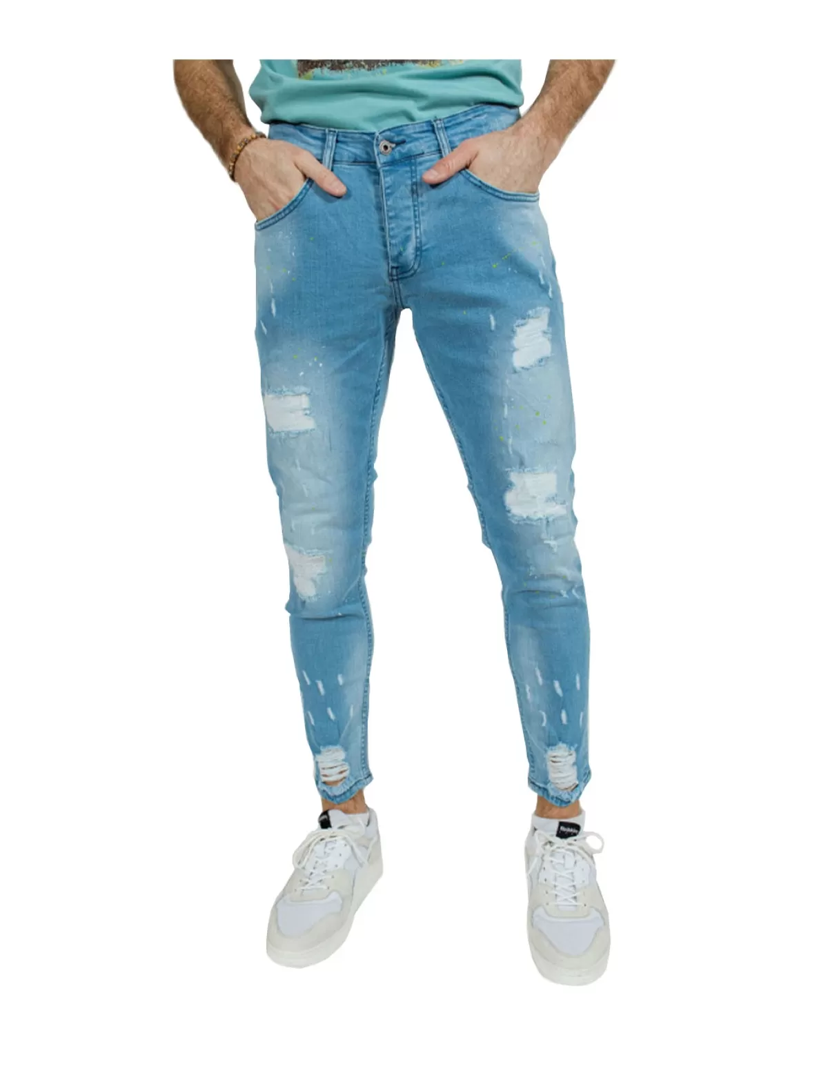 Redskins Pantalons - Jeans Homme<Jeans Skinny Graph ref 52019 Stone Bleu