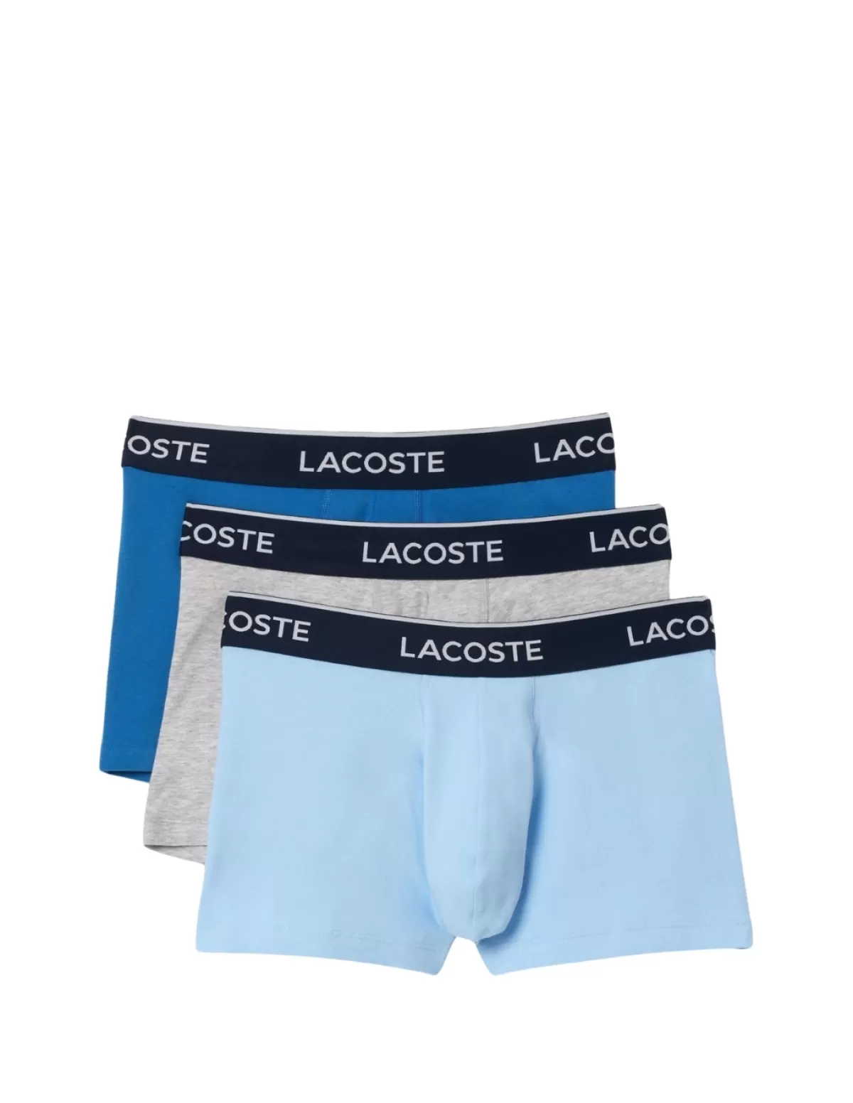 Lacoste Underwear Homme<Lot de 3 Boxers Ref 53714 F7K Bleu