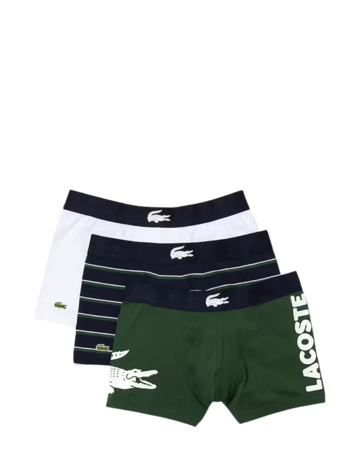 Lacoste Underwear Homme<Lot de 3 caleçons Ref 54987 P52 Vert