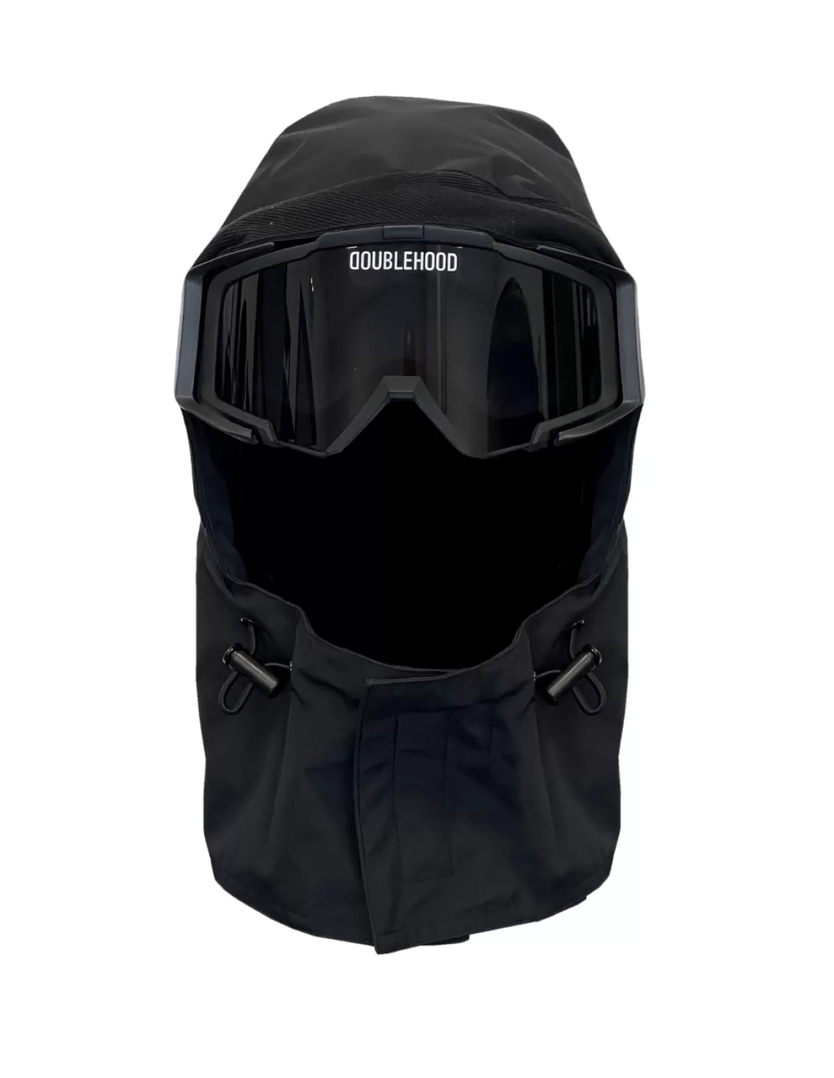 DOUBLEHOOD Echarpe Et Bonnet Homme<Masque avec vitre de protection Ref 61201 Noir