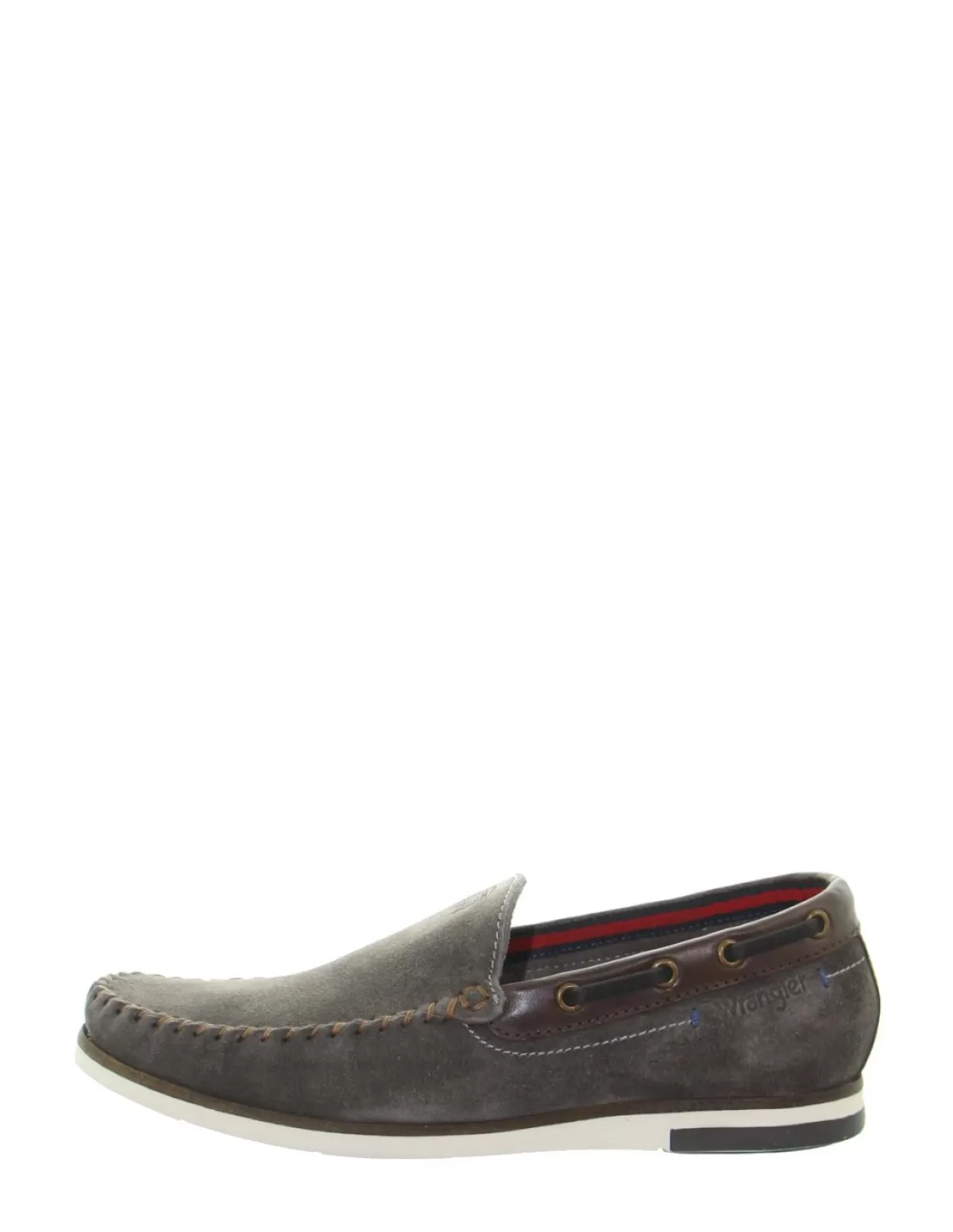 Wrangler Mocassins Homme<Mocassins en cuir ref_49013 Gris