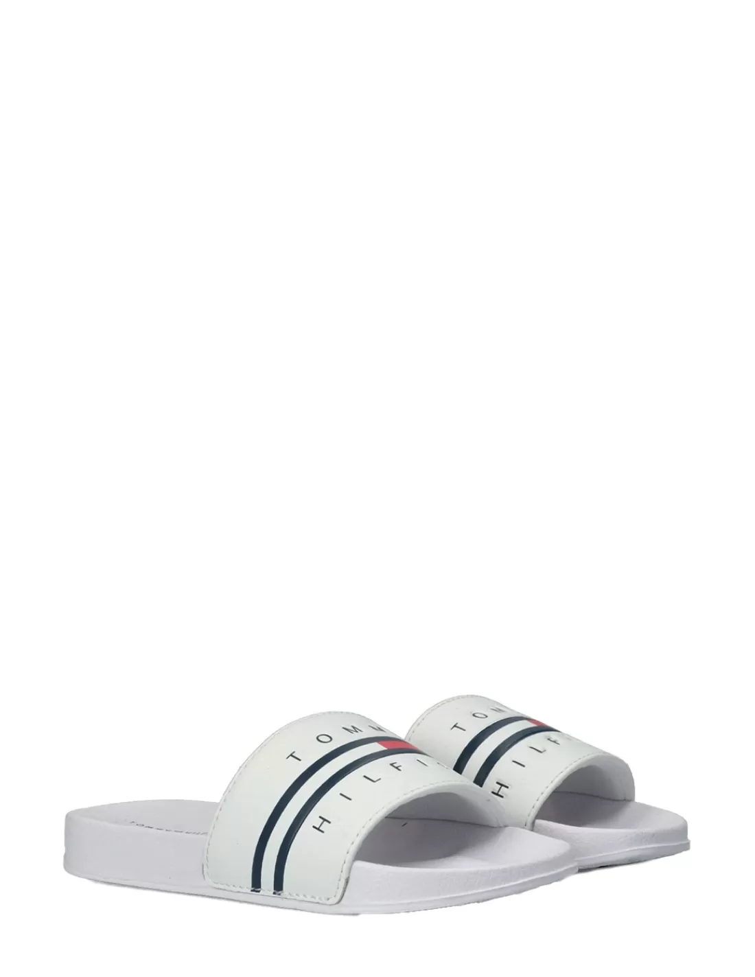 Sale Mules femmes ref 52800 White Femme Sandales Plates Femme