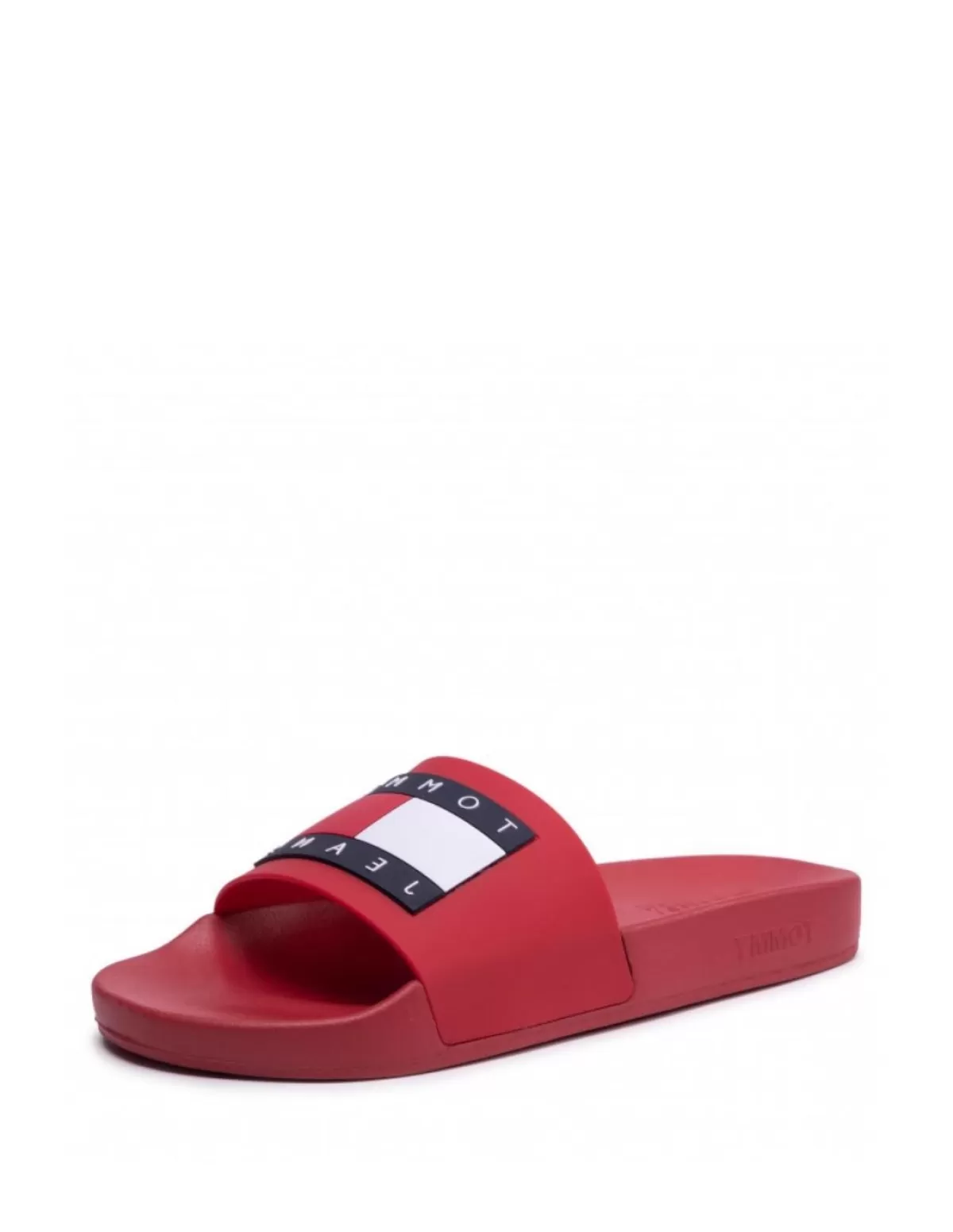 Tommy JEANS Nu Pieds Homme<Mules Homme Ref 56526 XNL Deep Crimson Rouge