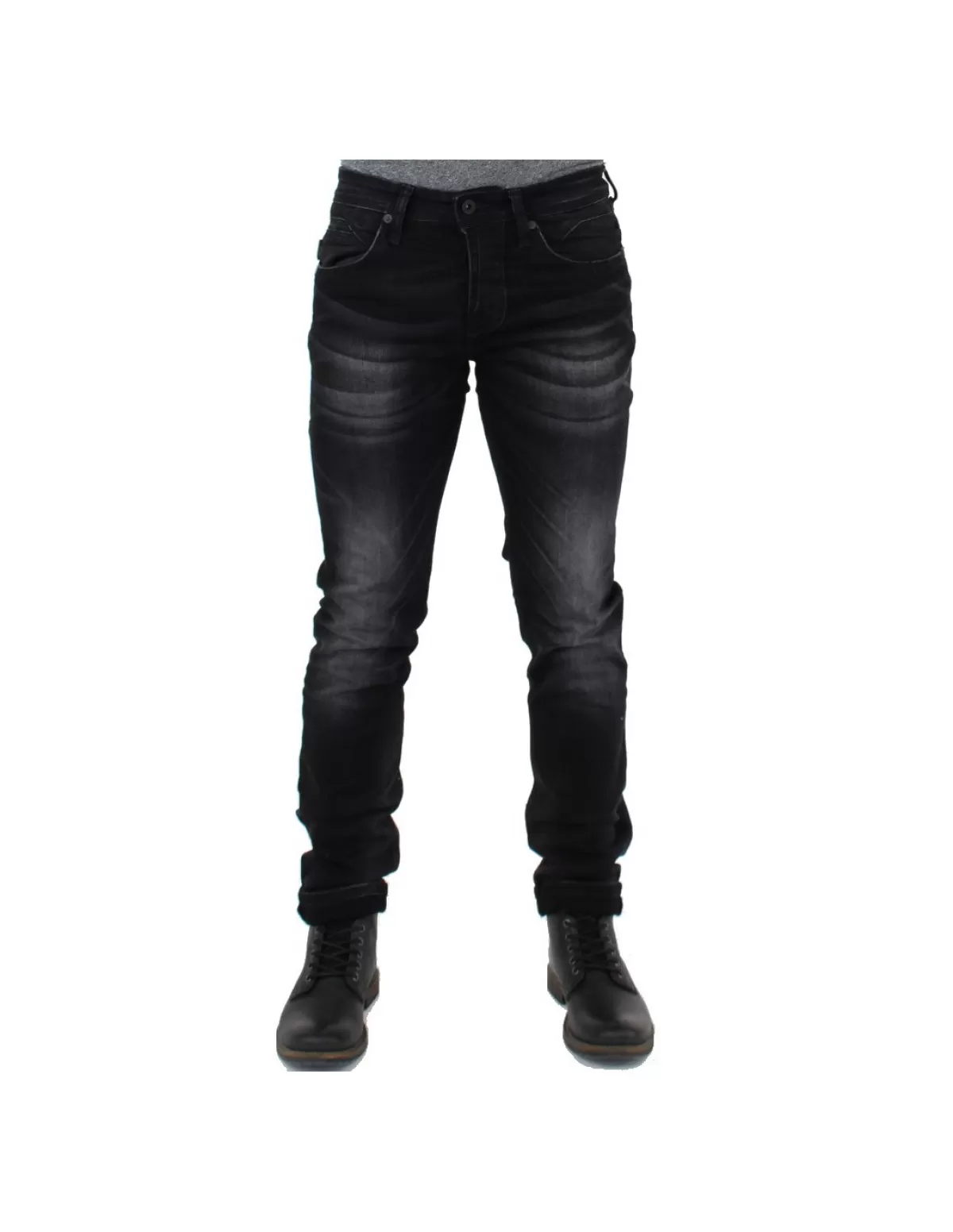 Redskins Pantalons - Jeans Homme<Pantalon jeans Hammon Shester ref_trk38194-heavy black Noir